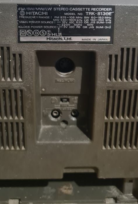 Радиокасетофон Hitachi TRK 8130E