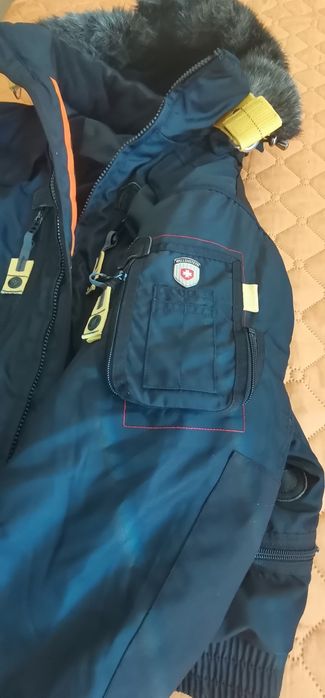 Мъжко Зимно Марково Яке Wellensteyn, Оригинално С Естествена Кожа