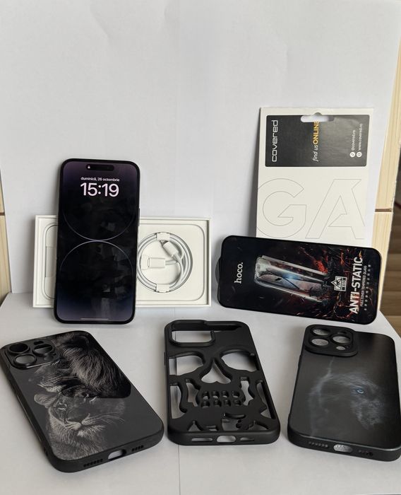 iPhone 14 Pro Max 128GB - Stare IMPECABILĂ! Pachet Complet + CADOURI