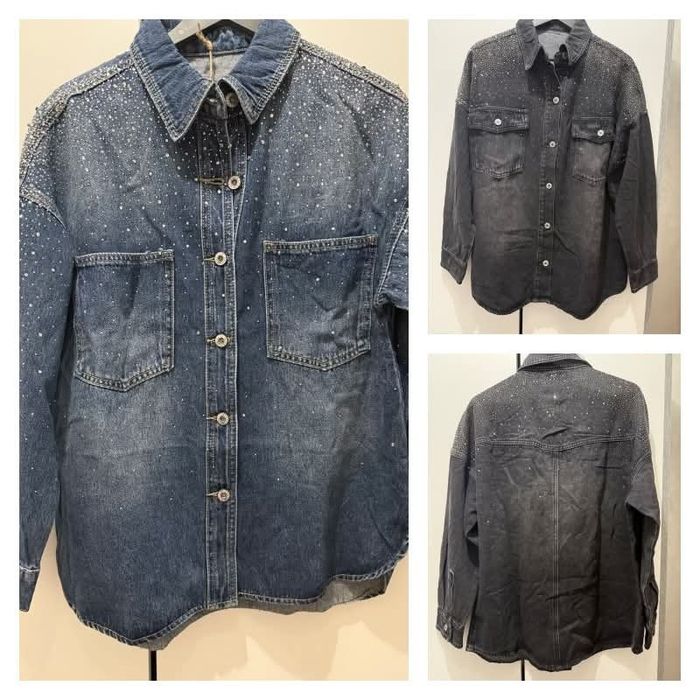 Дънкова риза от 100% памук