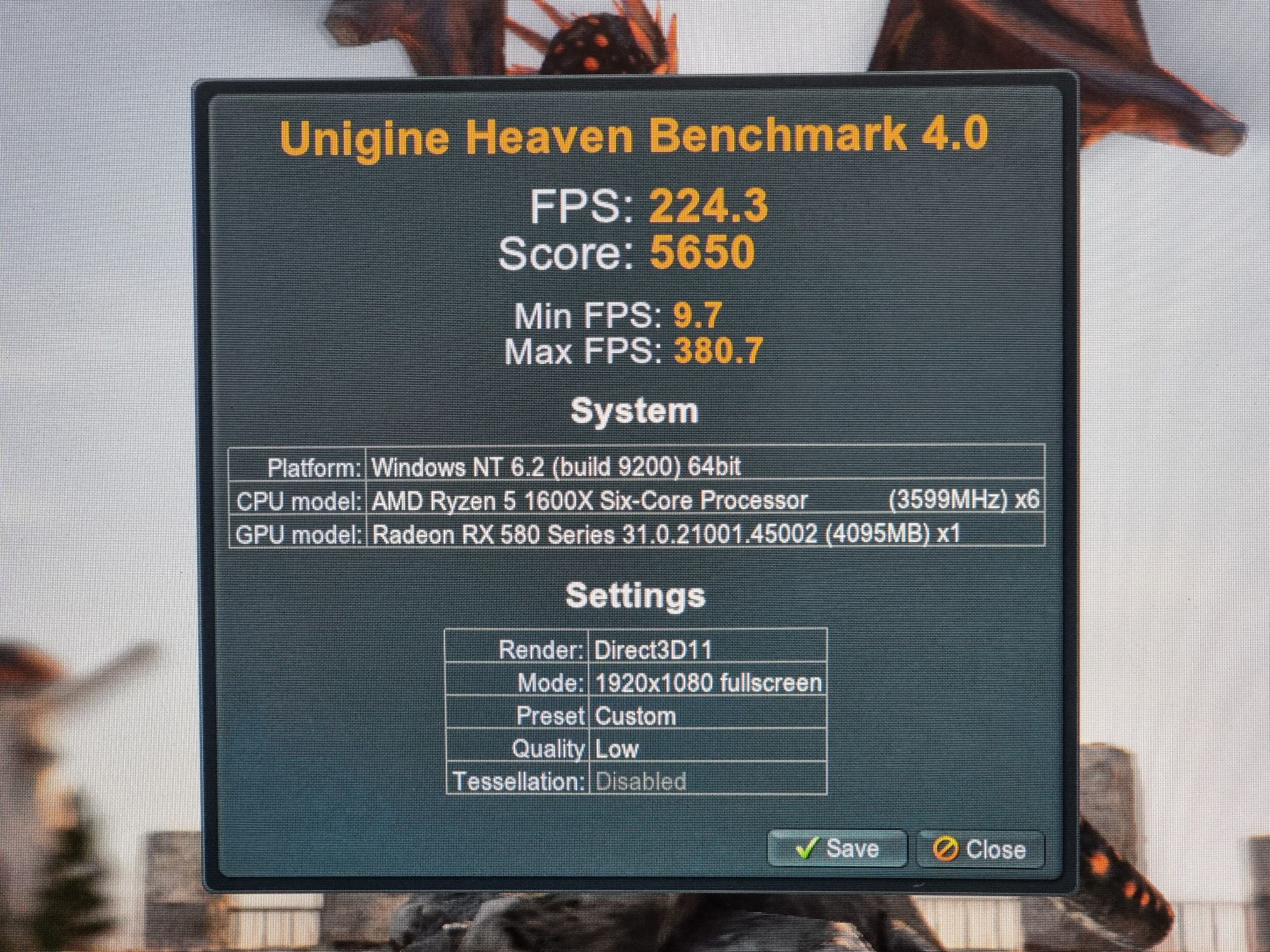 Геймърски Компютър /Ryzen 5 1600x/16GB RAM/ SSD-512GB/RX 580 8GB