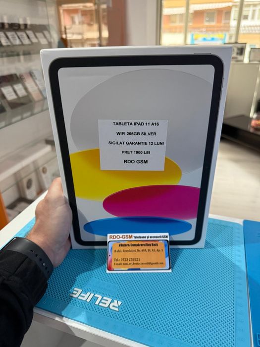 Tableta Ipad 11 A16 256gb Silver/Pink Wifi Sigilata/Garantie