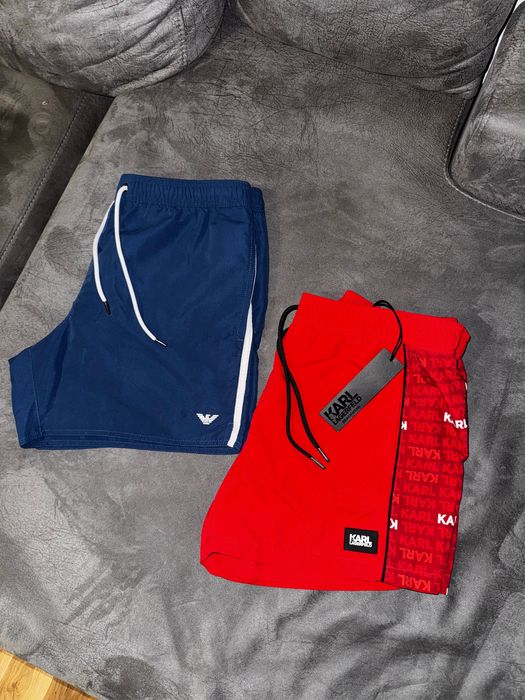 Мъжки бански на Armani и Karl Lagerfeld