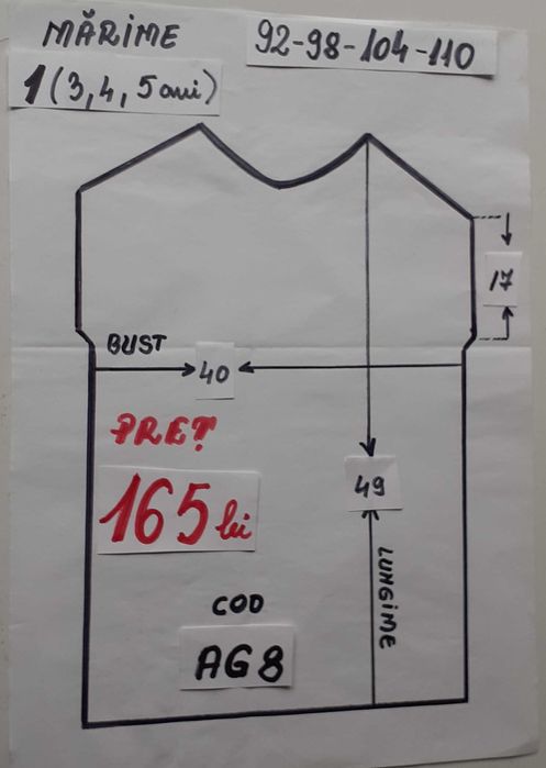 Costum Ardei gras rosu pentru copii,varste cuprinse intr 3 si 13 ani