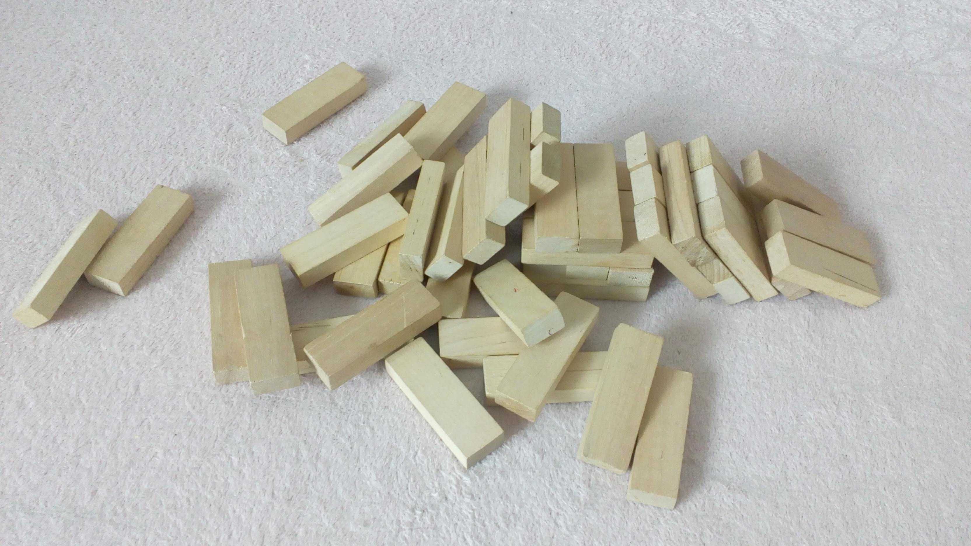 joc turn instabil, natur, 51 piese de lemn