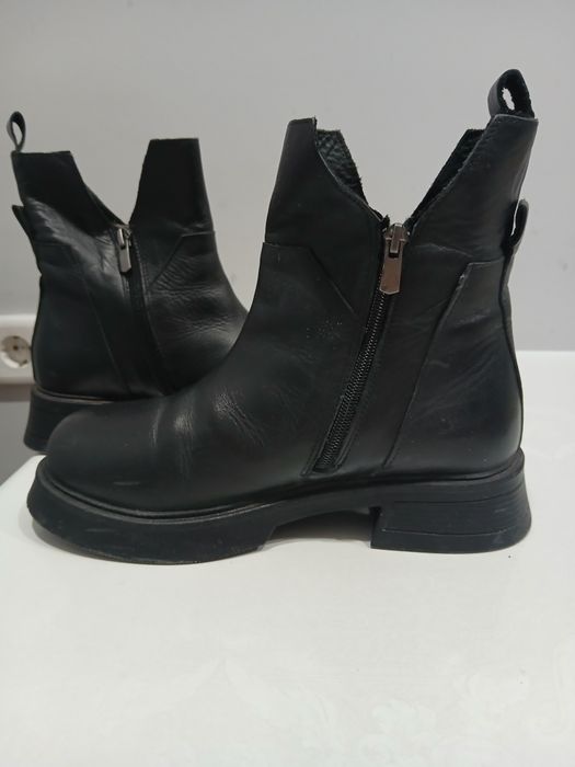 Сапоги натуральный мех и кожа