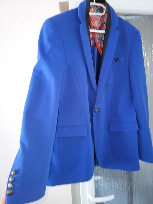 Vând sacou bărbați albastru