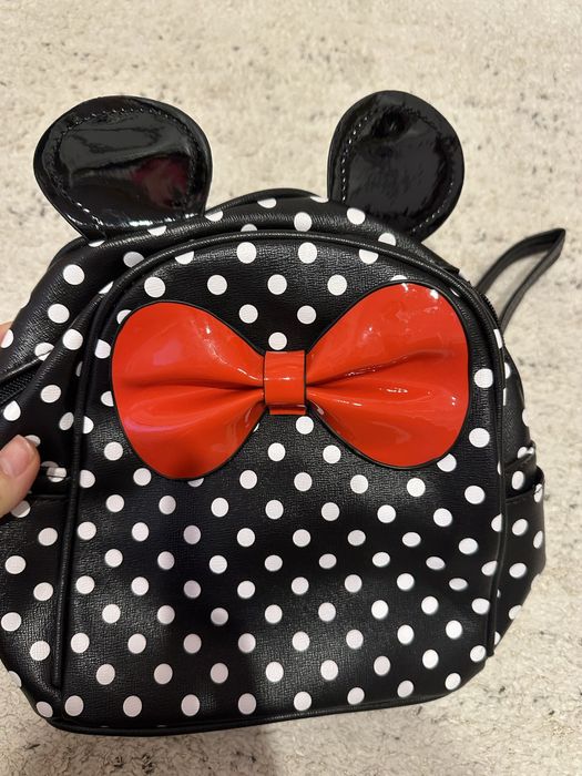 Ghiozdan mic Minnie cu buline