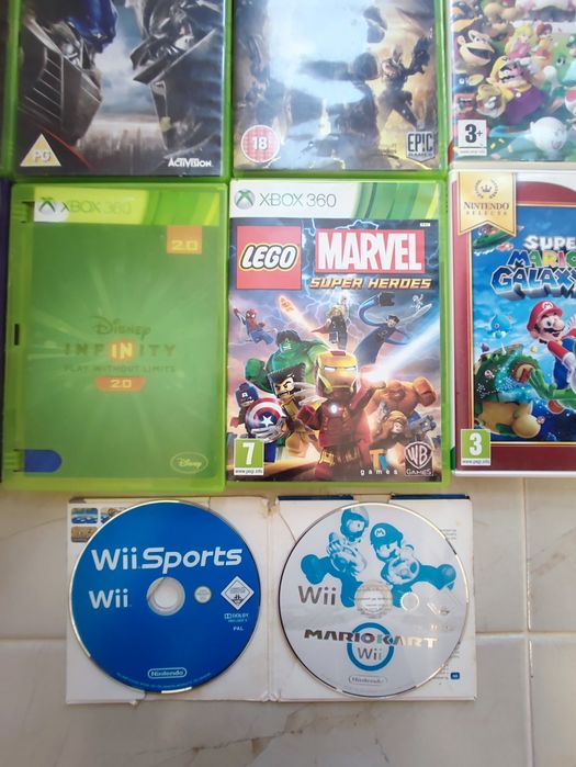 Jocuri Nintendo Wii, Xbox 360 și Kinect