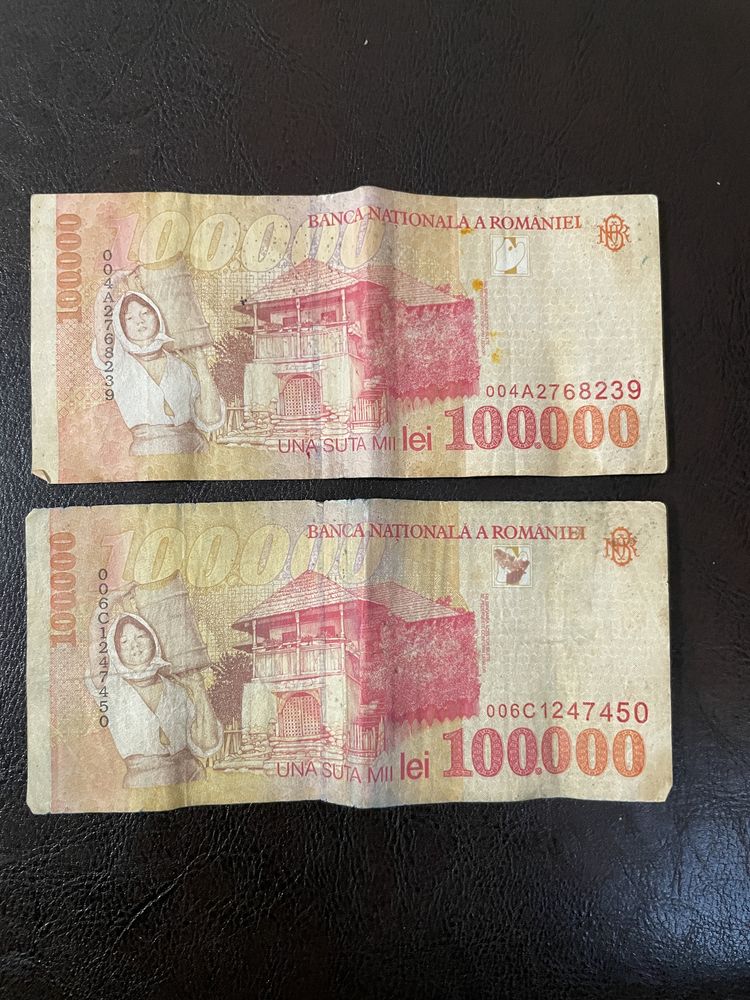 Bacnote vechi din Romania