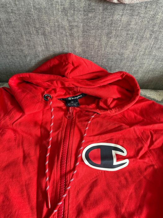 Hanorac cu fermoar Champion rosu marimea S