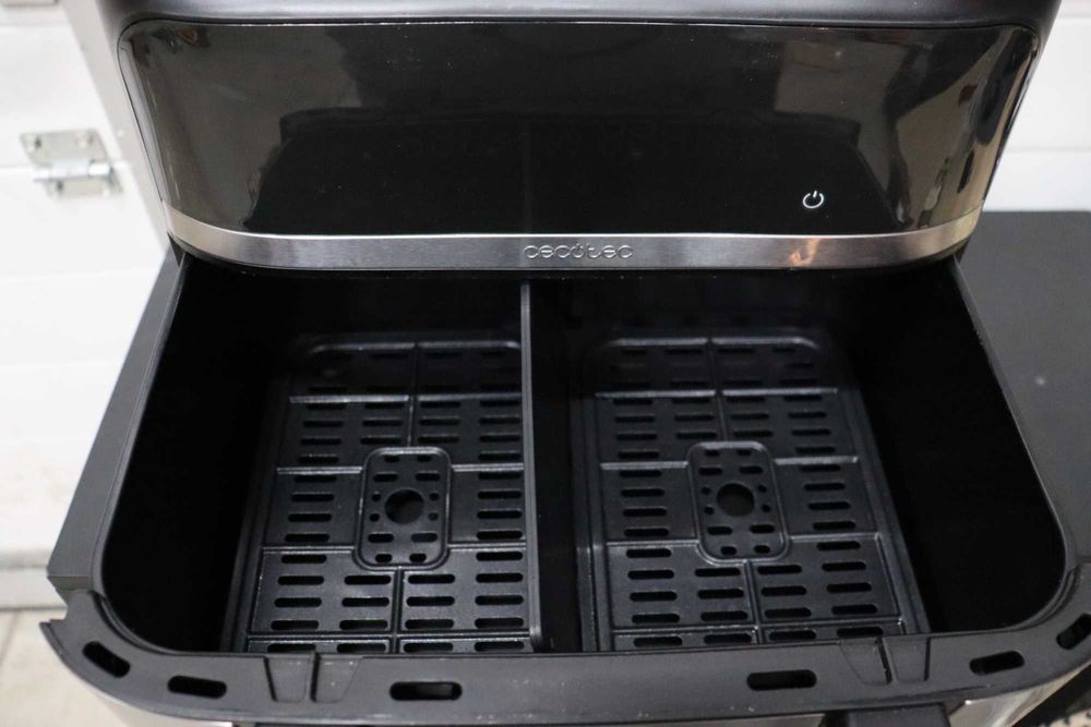 Фритюрник с горещ въздух Cecotec Cecofry Dual 9000, 2850W, 9л,AirFryer