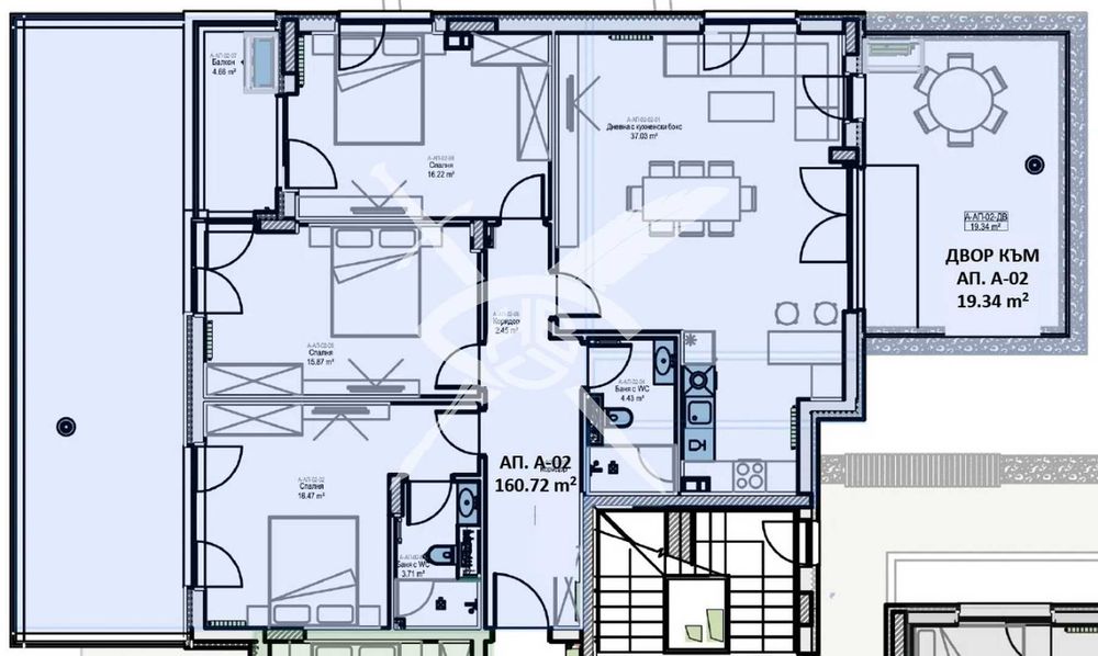 Многостаен апартамент в жк. Младост 2 № 1316 -37360