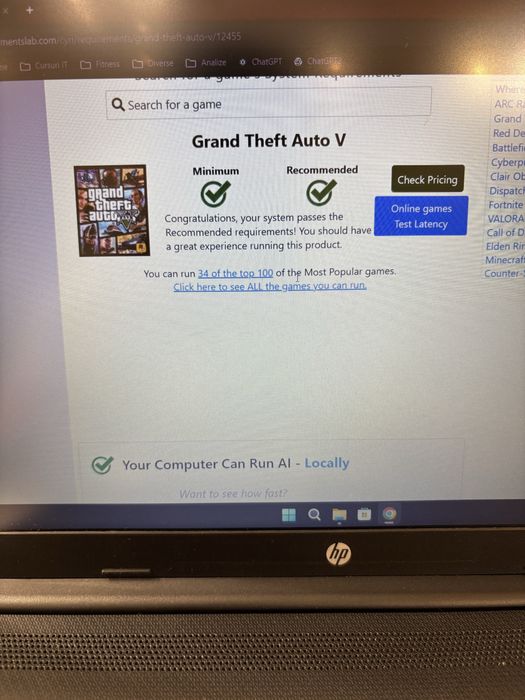 Laptop HP 15-dw2014nq, impecabil