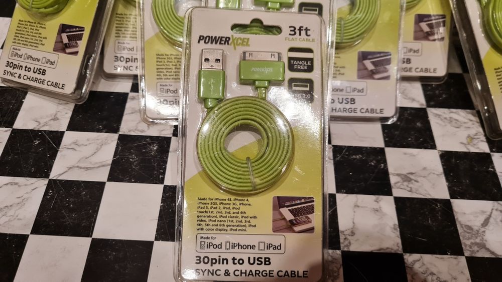 Зарядка. Кабель. Совместим с iPhone 3G/3GS/4/4S, iPad 1/2/3, iPod.