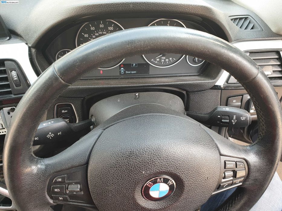 Volan 3 Spite Piele cu Comenzi FARA Airbag BMW Seria 3 F30 NFL Non Facelift 2011 - 2014 [K6687]
