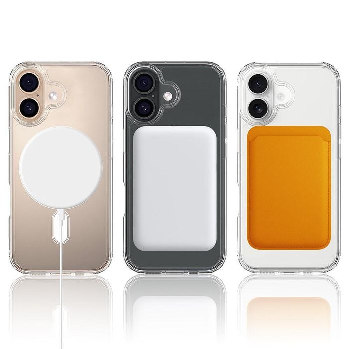 Прозрачен magsafe кейс за apple iphone 17