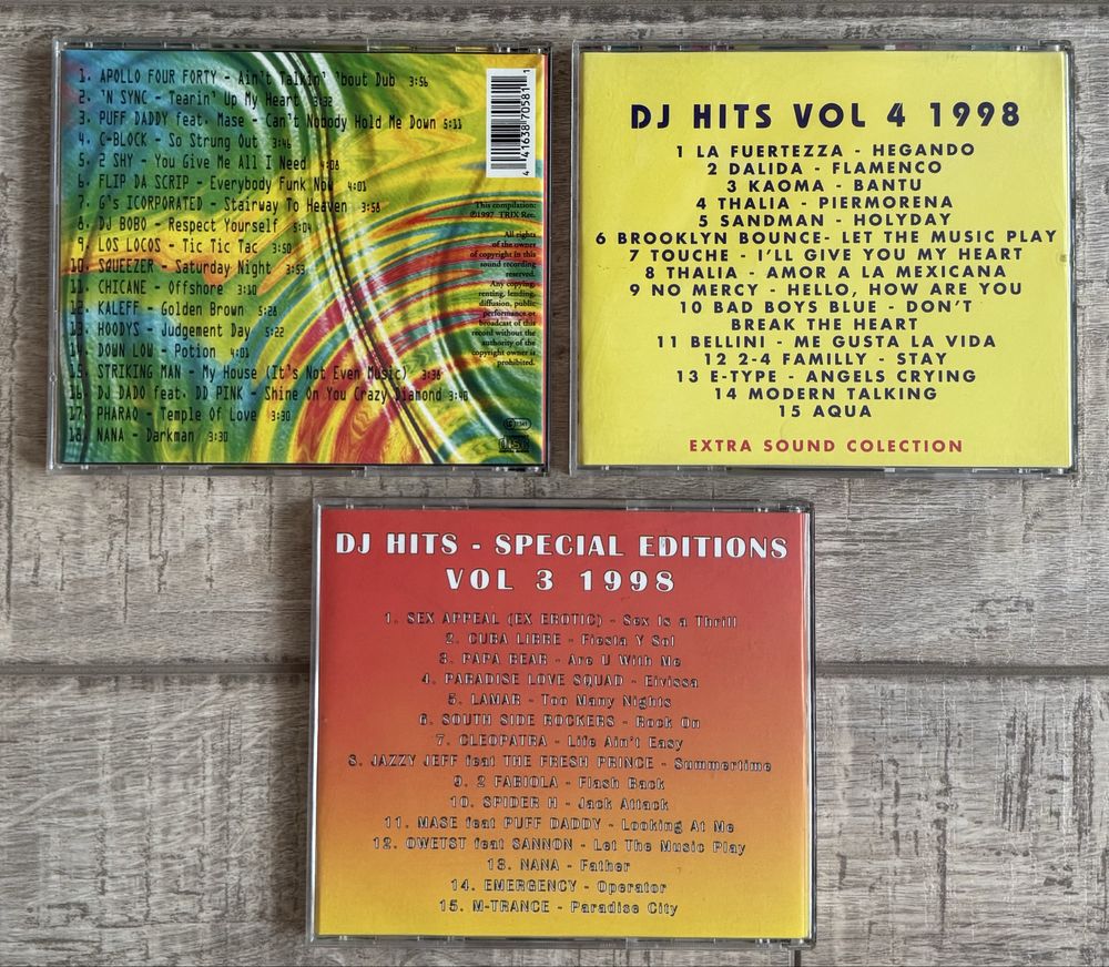 Lot 9 cd-uri muzica eurodance Dj Hits