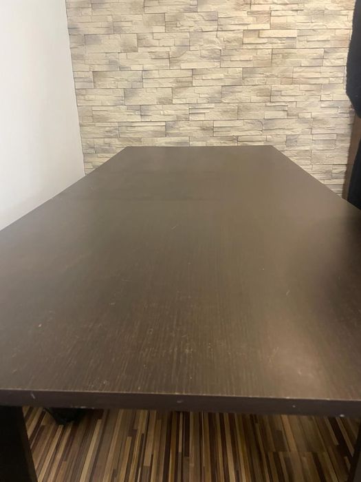 Masa living lemn neagra - extensibila