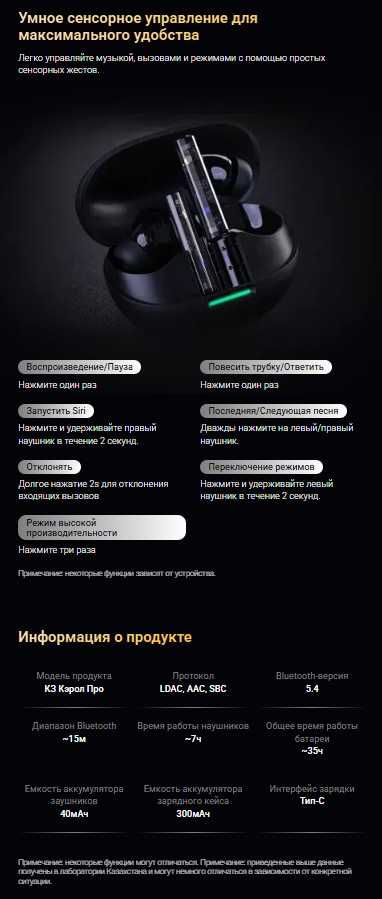 Новые TWS наушники KZ Carol PRO Hi-Fi ANC LDAC Bluetooth 5.4