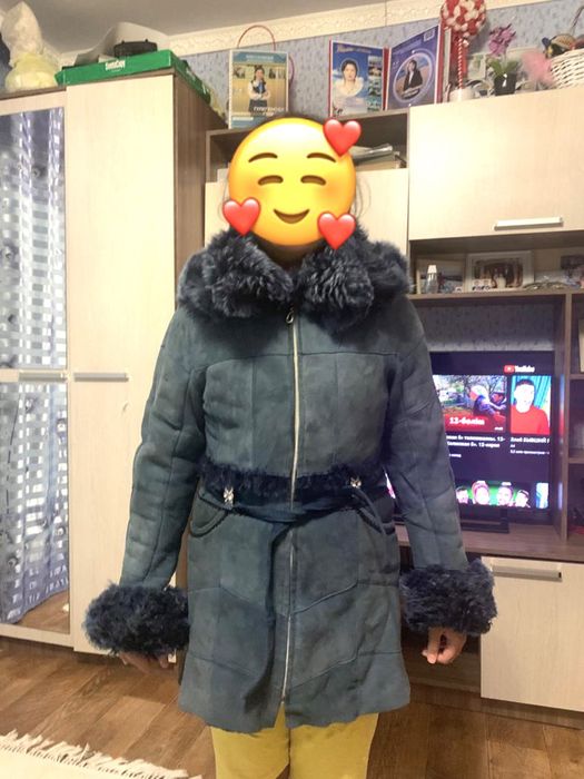 Детская натуральная дубленка