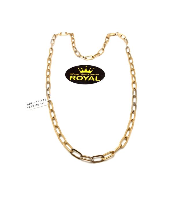 Bijuteria Royal lant din aur 14k 11.11 gr