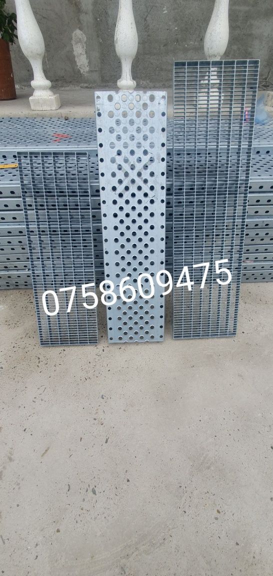 Trepte zincate 80x23 cm