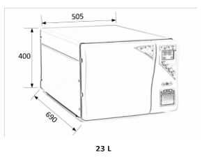 Настолен стерилизатор MIDMARK 23L