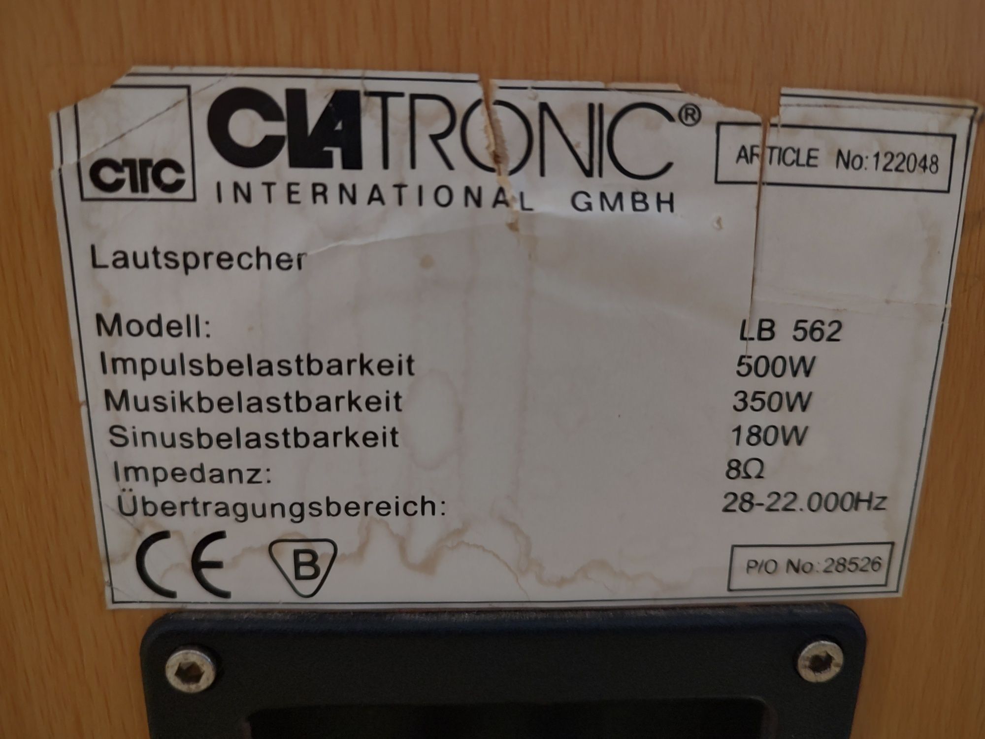 Немски тонколони Clatronic 8om