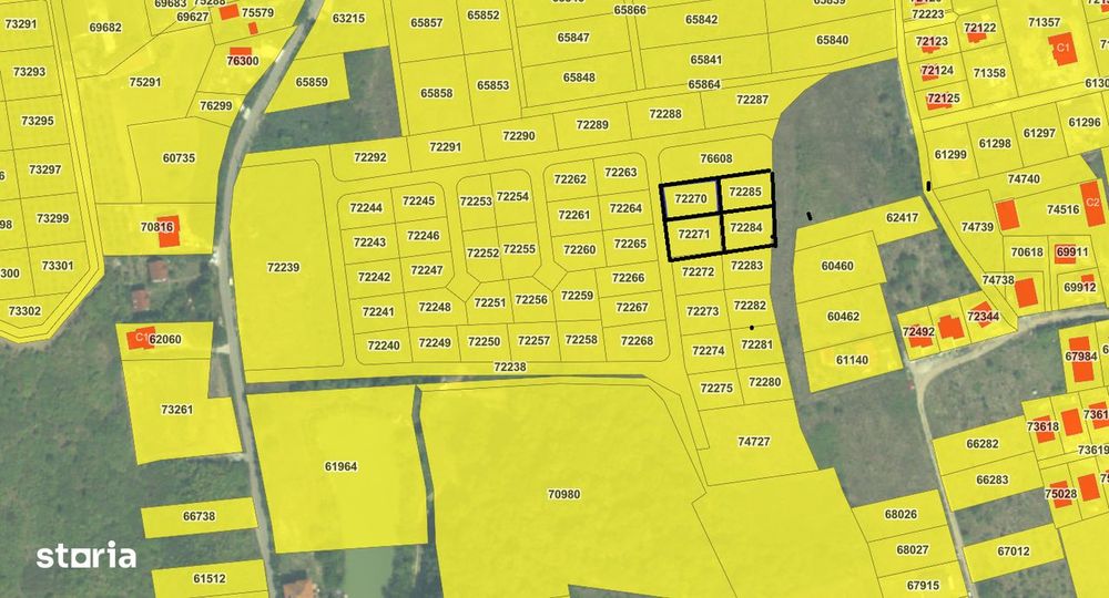 Teren 550 mp intravilan Visan-Barnova