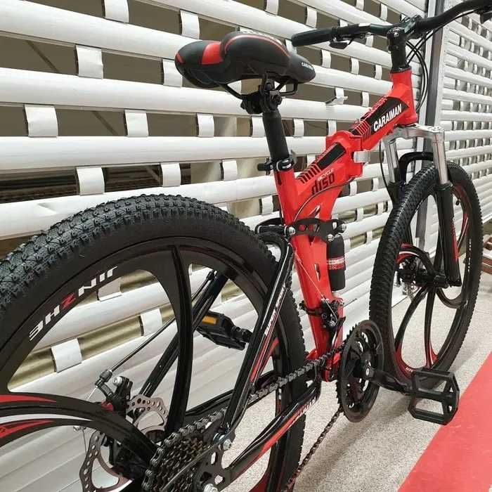 Bicicleta MBT full Suspensie Shimano cu schimbatoare Secventiale