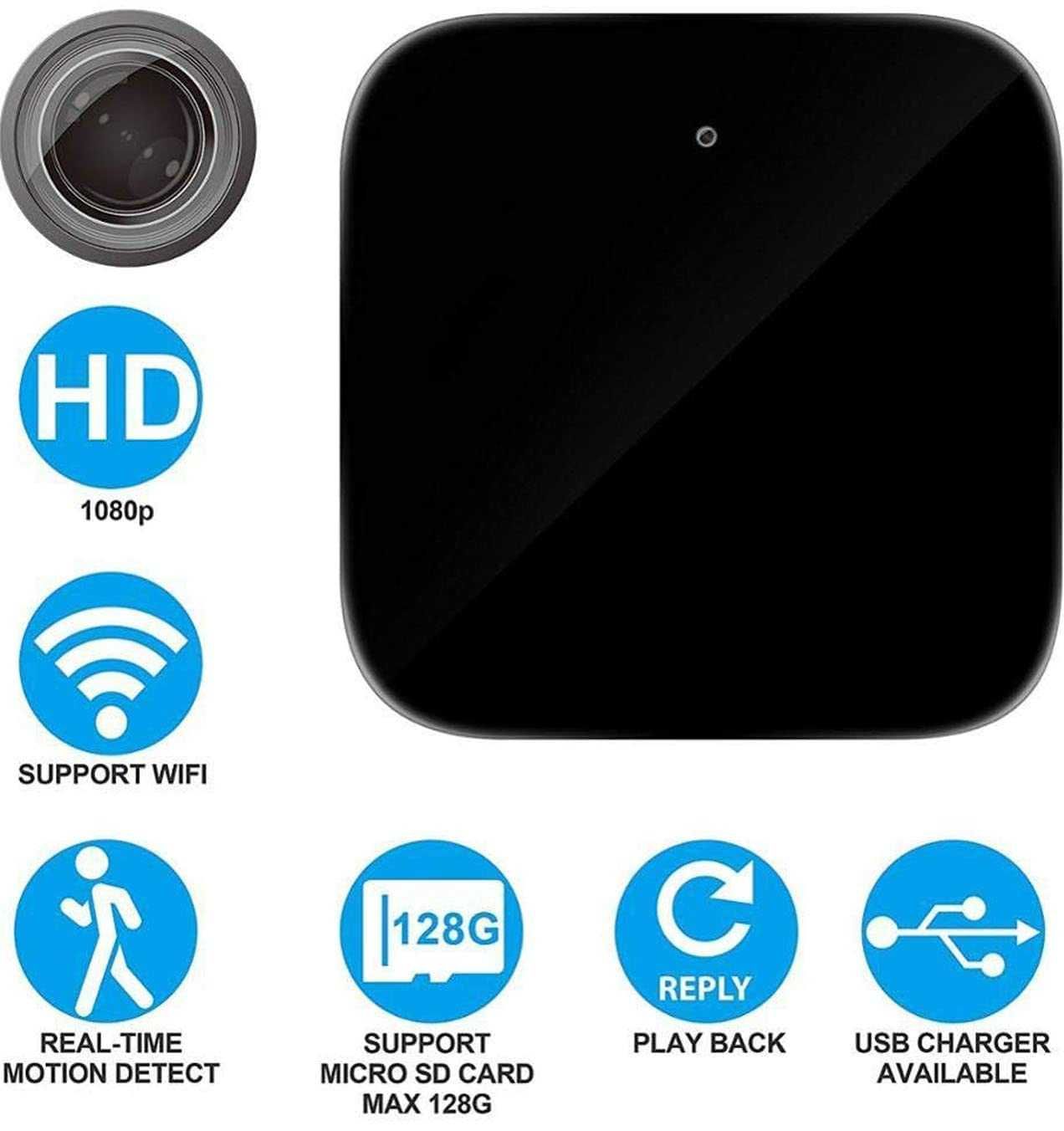 Camera Spion WIFI, USBW-IR Ascunsa in Incarcator USB , Vedere Nocturna