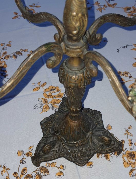 Sfeșnic Bronz masiv cu 4 brate