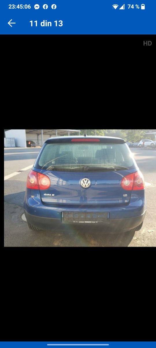 Vindem piese rezultate din dezmembrarea unui Volkswagen Golf 5