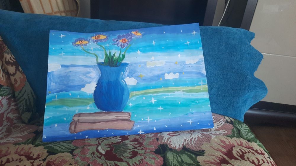 Продаю Картину нарисованная 10 летним ребенком