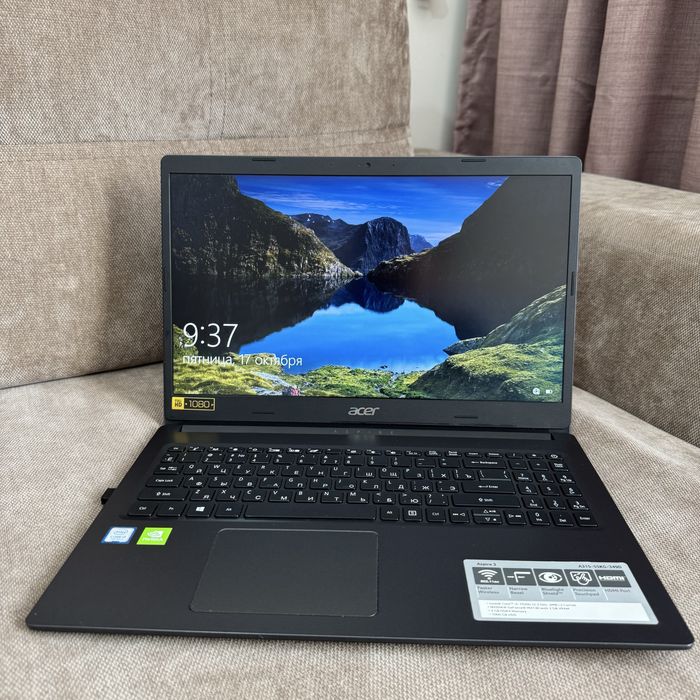 Ноутбук Acer Aspire 3 A315-55KG – Отличное состояние!