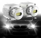 Set becuri leduri angel eyes Bmw seria 3 e90,e91 6000k non facelift