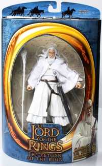 Figurina Lord Of The Rings Gandalf the White cu pelerina din panza