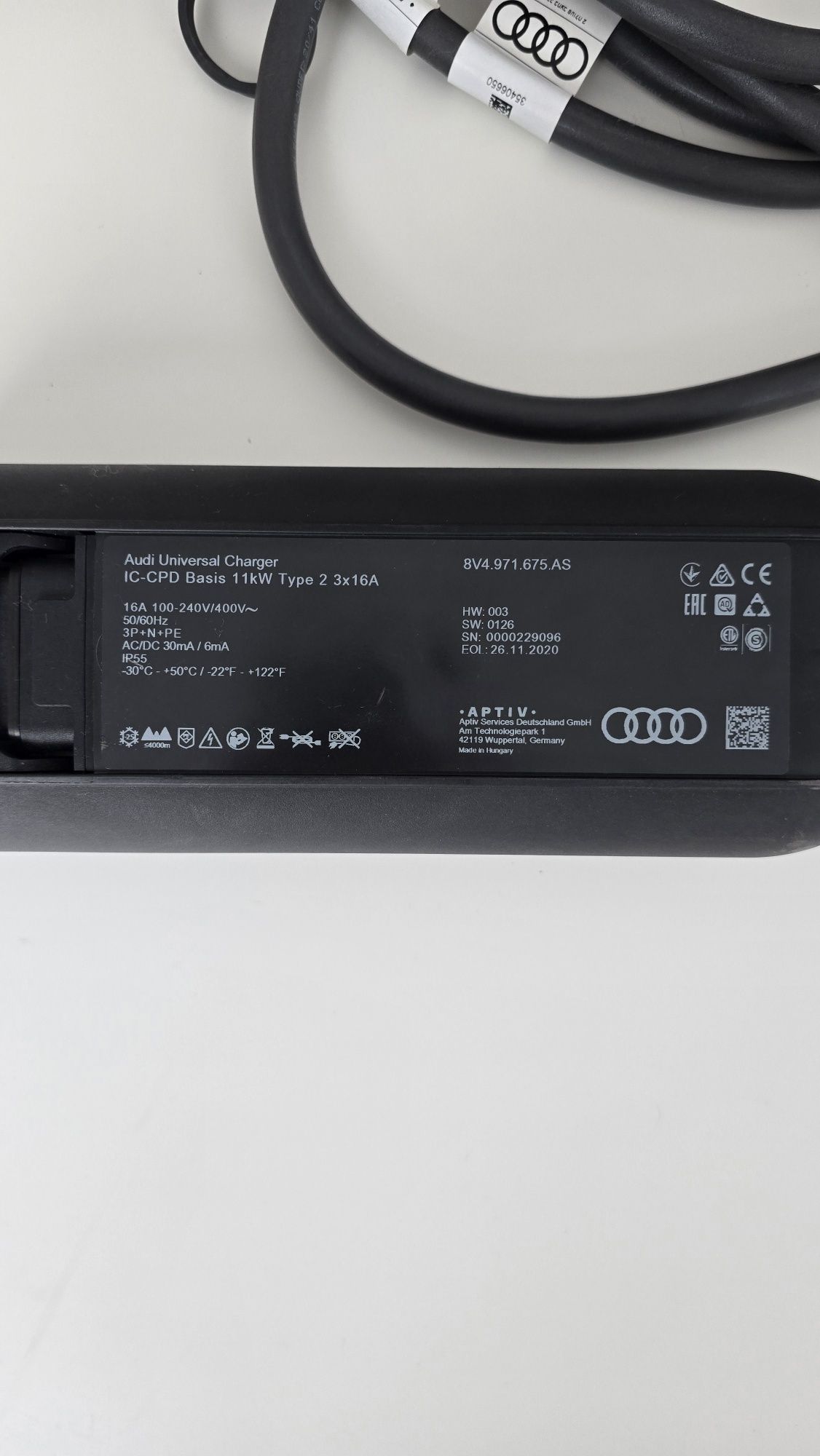 ОРИГИНАЛНА Мобилна Станция AUDI/PORSCHE 11kW/3х16A Type 2