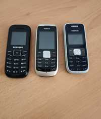 Nokia 1209, Nokia 1800, Samsung E1200