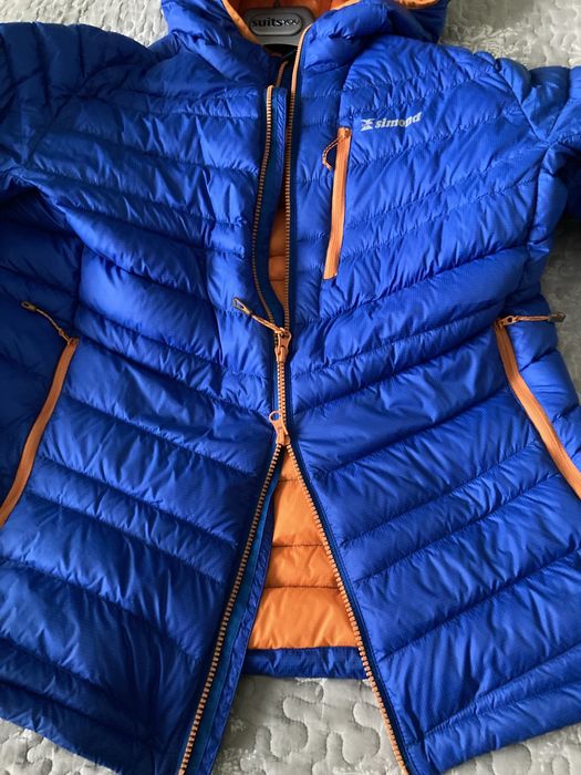 Vind geaca puf natural barbati L Simond- Decathlon