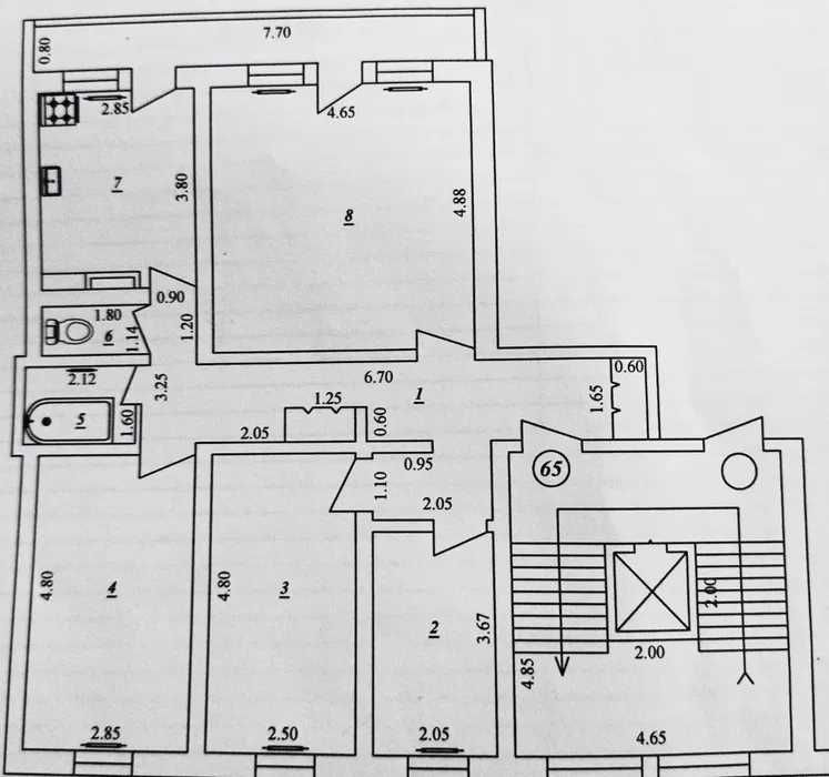СРОЧНО 4х комнатная 100м2 4/6/9 продаётся (Ипотека)