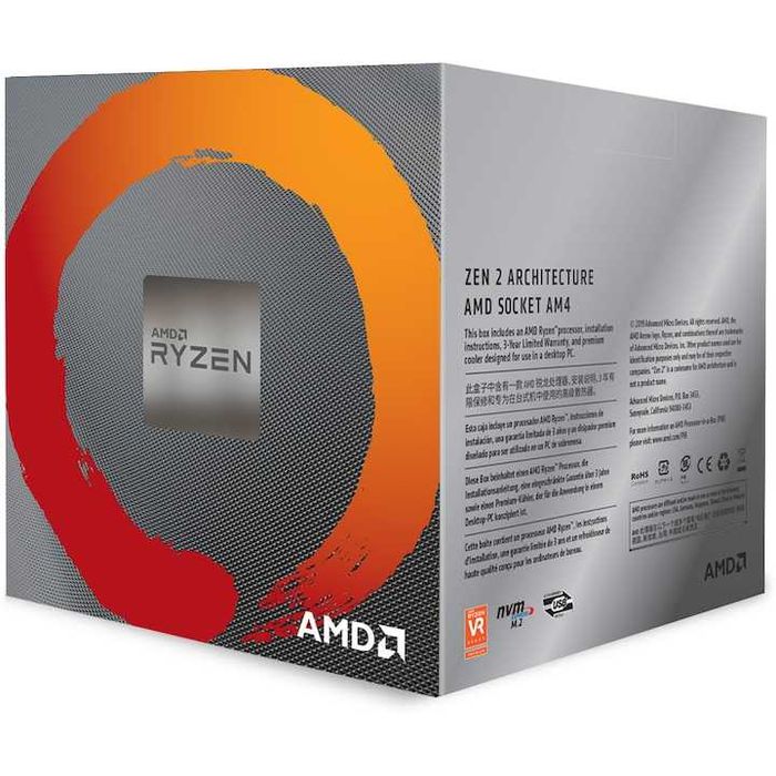 Procesor AMD Ryzen™ 7 3700X, 36MB, 4.4 GHz cu Wraith Prism cooler