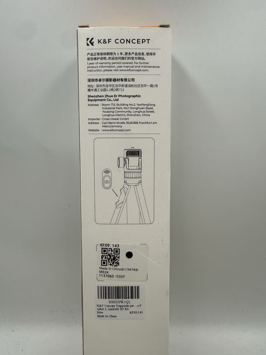 Tripod K&F Concept Ajustabil Insta 360 T1