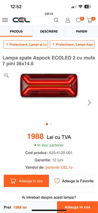 Triple\ stopuri\ lampi  Aspock ECOLED 2, full led camioane, remorca, n