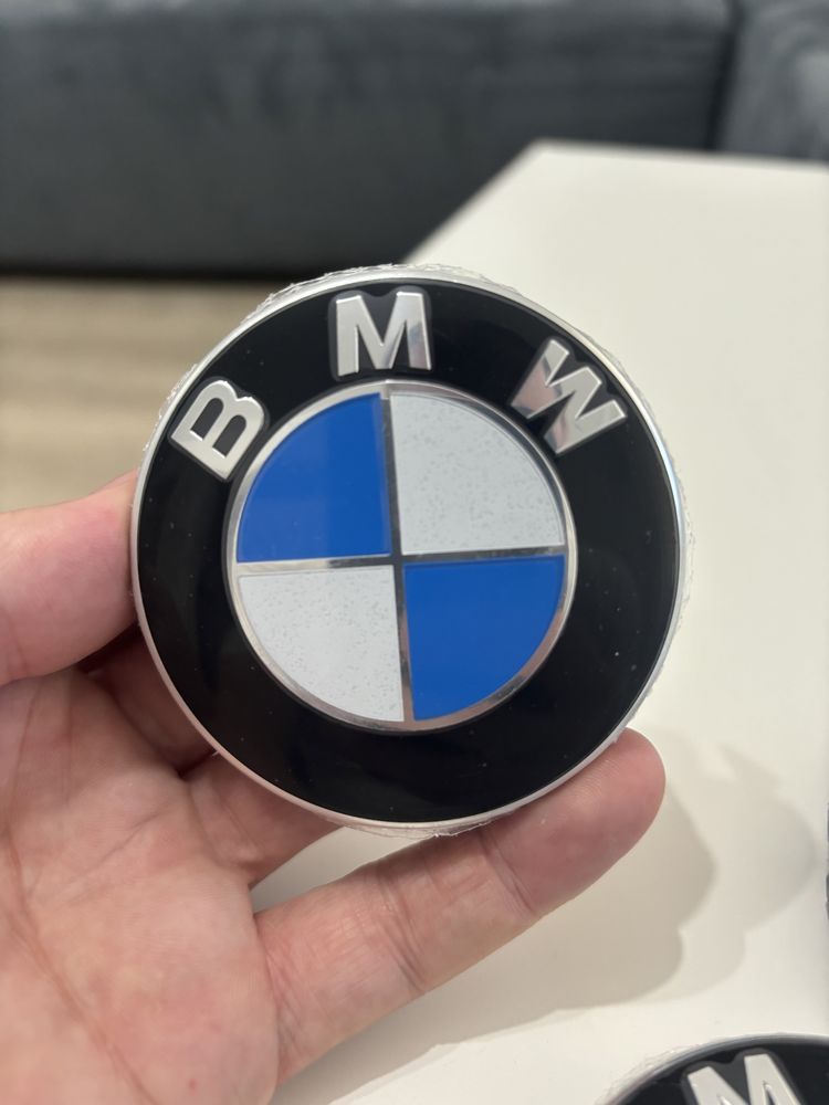 Capace jante aliaj BMW 68mm roti BMW  Sticker M