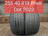 2 anvelope 255/40 R19 Pirelli cu profil 6.3 mm