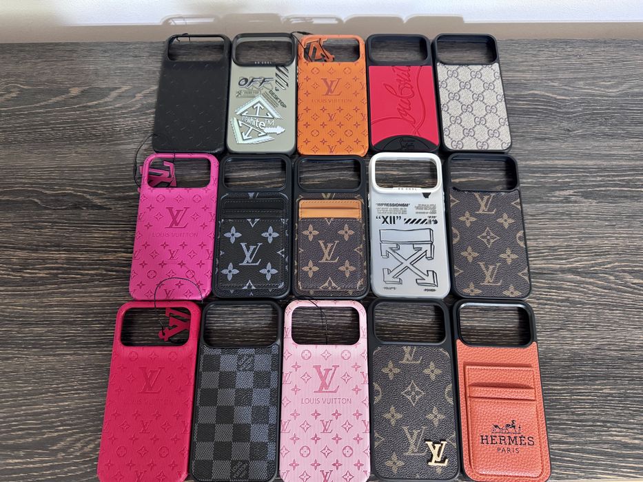 Husa Premium OffWhite Gucci LV Louboutin - iPhone 17 Pro Max 17 Pro  -