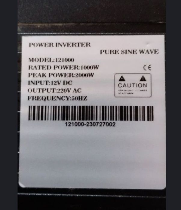 Vând invertor SINUS PUR Solid Volt