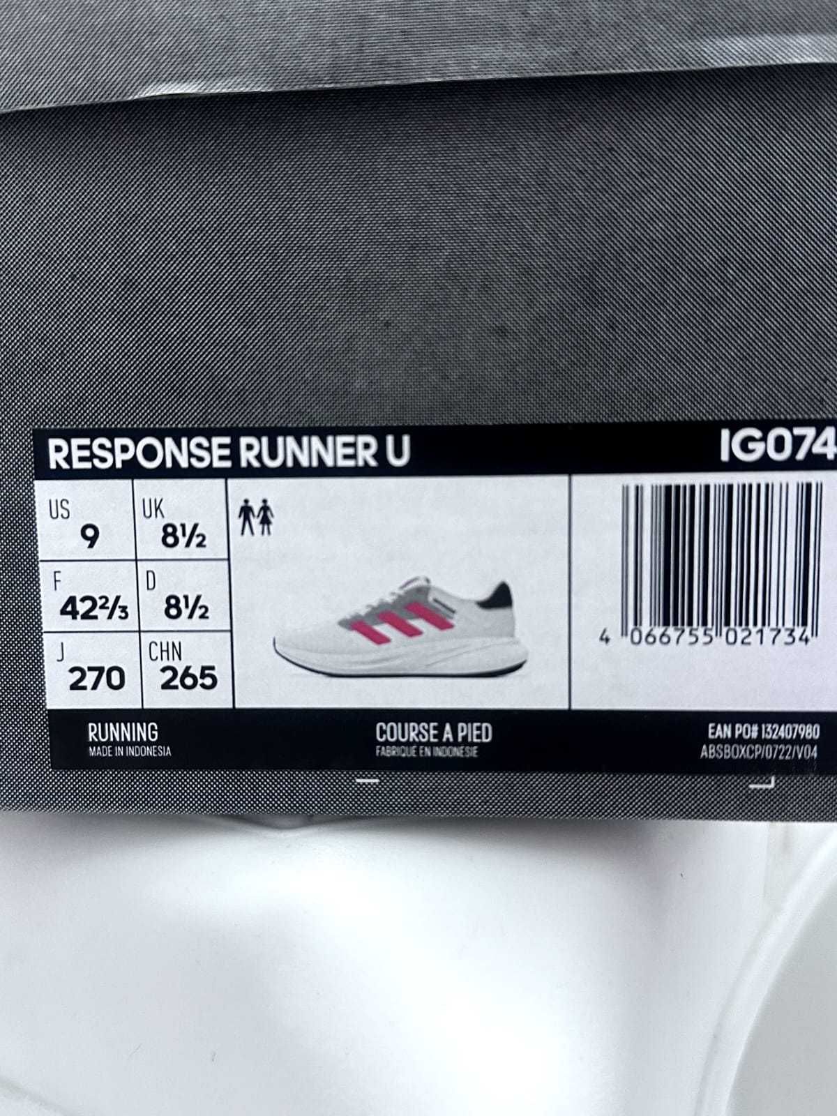 мужские кроссовки Адидас Adidas Response Runner, р.42-42,5, оригинал